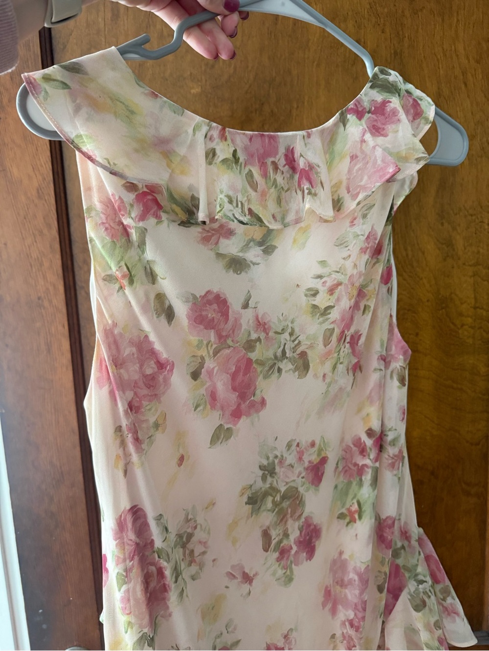 Floral Ruffle Maxi Dress - Picture 3 of 4
